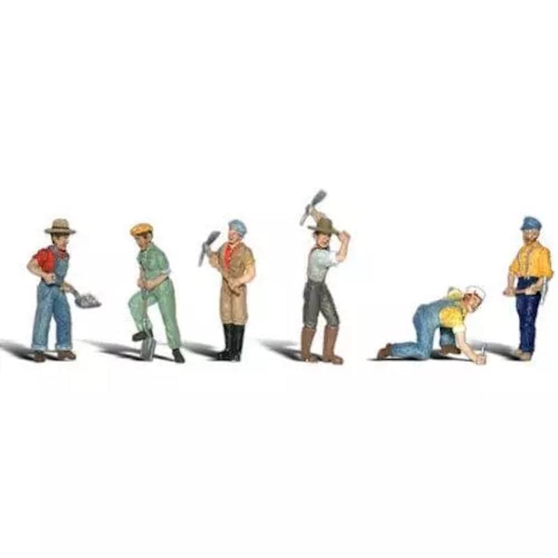 Woodland Scenics A1865 HO Train Figures Track Workers for fpv drones