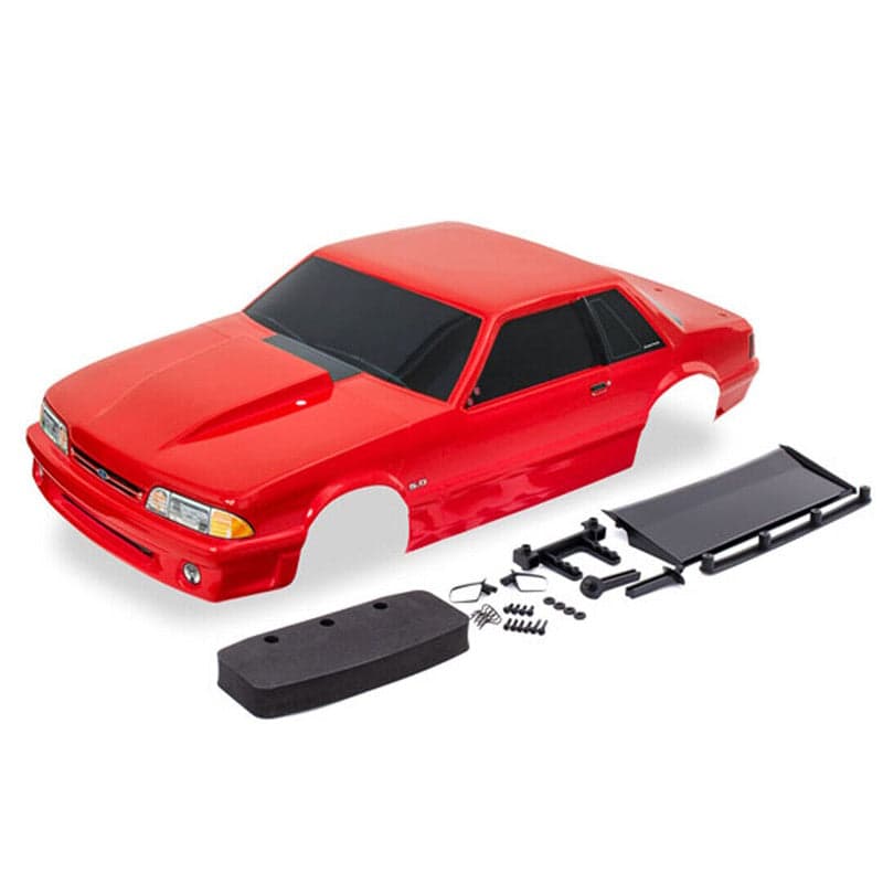Traxxas 9421R Drag Slash Fox Body Mustang (Red) for fpv drones