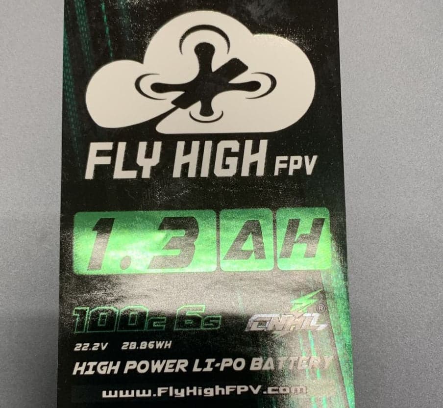 CNHL Green Lipo - 6S 1300mAh for fpv drones 3