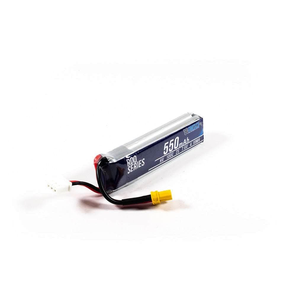 RDQ Series 7.6V 2S 550mAh 100C LiHV Whoop/Micro Battery - XT30 for fpv drones 1