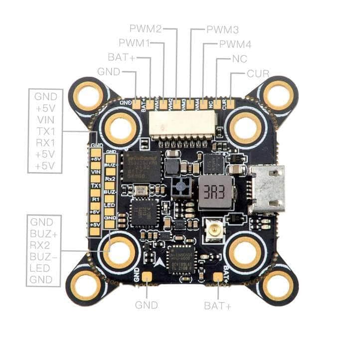 Happymodel Pancake 2-6S F4 12A AIO Whoop Flight Controller w/ ELRS RX & OpenVTX for fpv drones 4