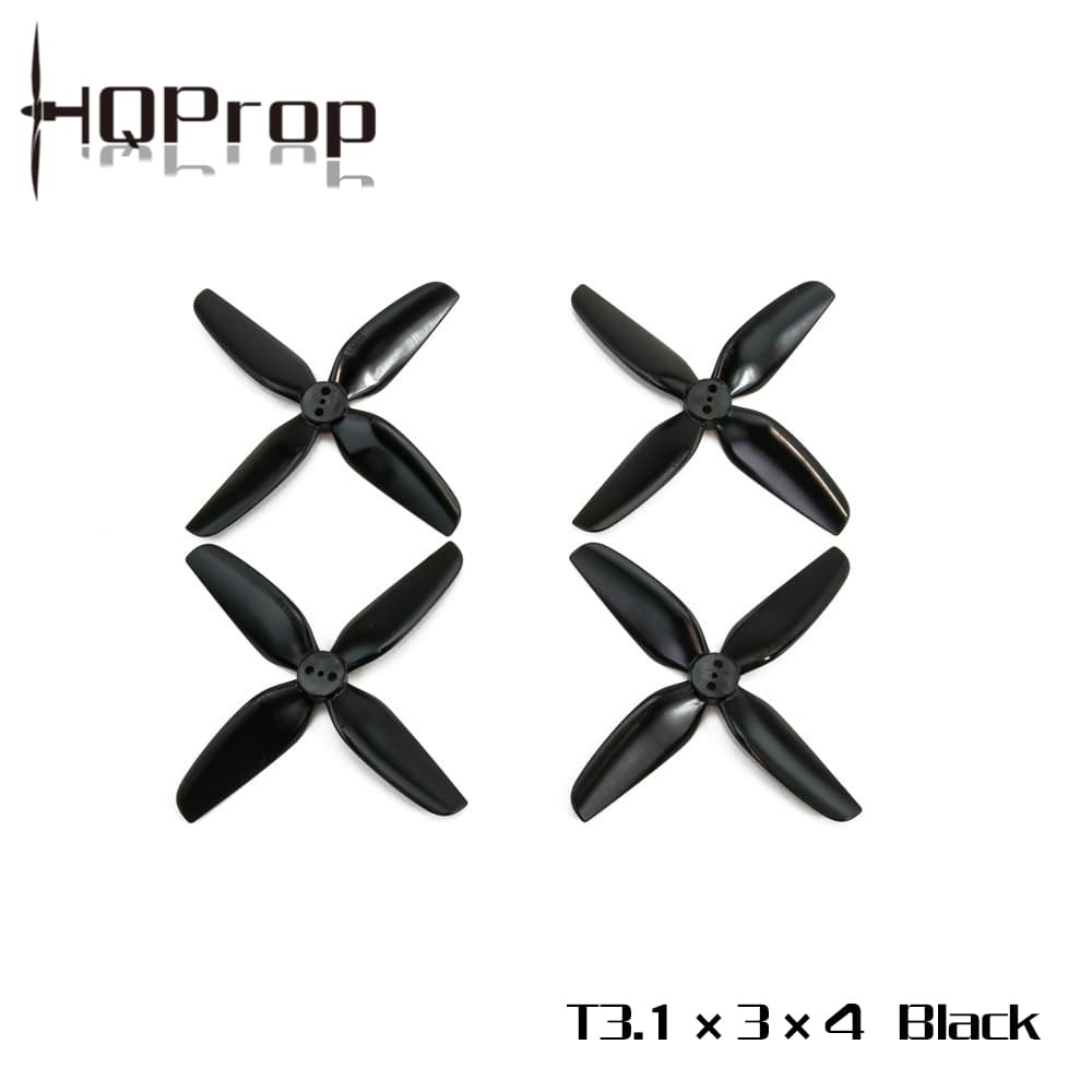 HQProp T3.1x3x4 Quad-Blade 3" Prop 4 Pack - Pick Your Color for fpv drones 1