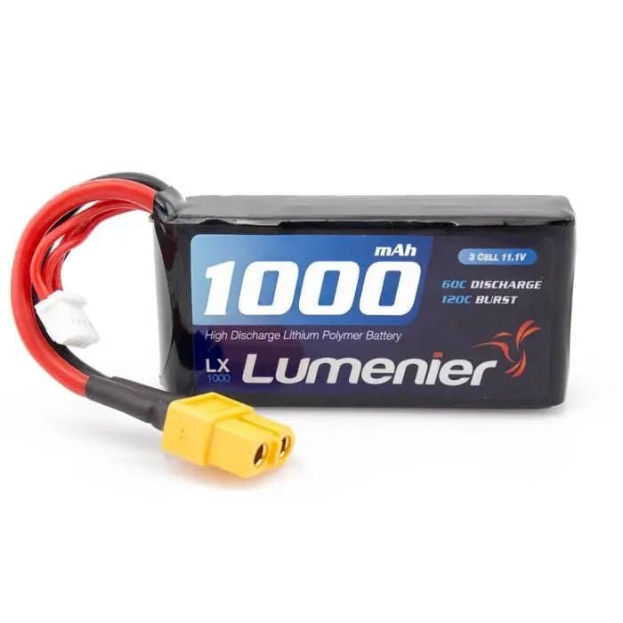 Lumenier 1000mAh 3s 60c Lipo Battery (XT60) for fpv drones 1