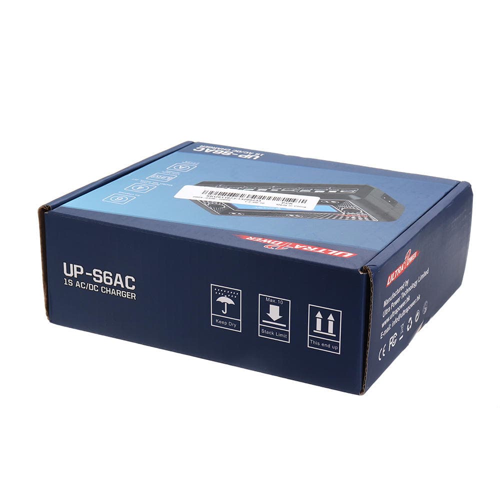 EMAX Ultra Power UP-S6AC 6x4.35W 1S AC-DC LiPO-LiHV Battery Charger With Micro MX MCPX JST for fpv drones 16