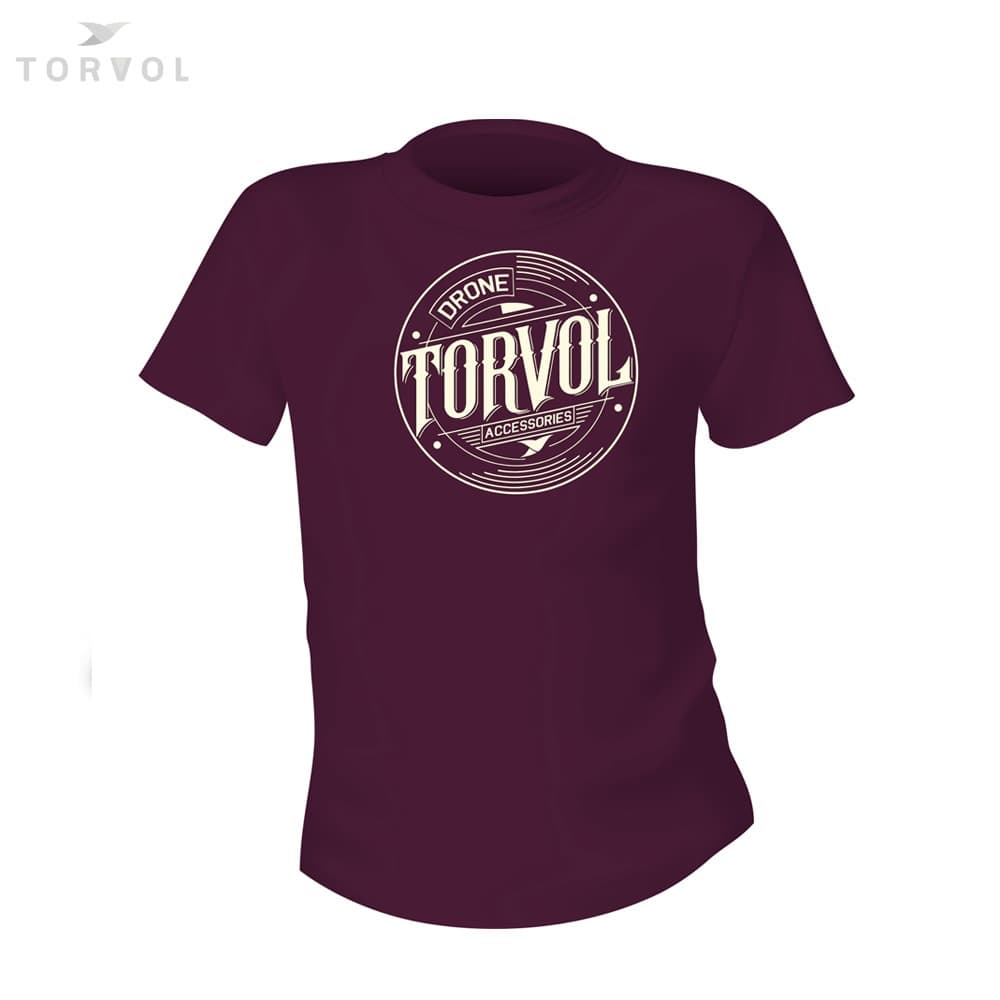 Torvol T-shirt Logo - RED - Maat XL for fpv drones