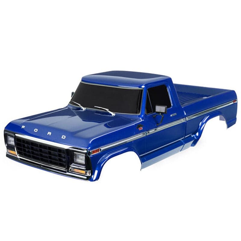 Traxxas Tra9230-BLUE Painted Decal Applied Ford F-150 (1979) Body Blue for TRX-4 for fpv drones