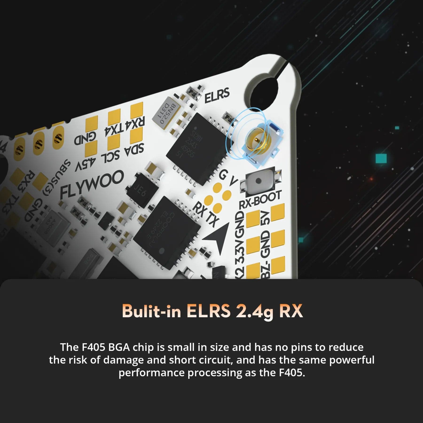 GOKU F405 HD 1-2S 12A ELRS 2.4g AIO V2 (ICM42688) for fpv drones 8