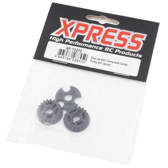 XP-10270, COMPOSITE CENTER PULLEY 20T 2PCS FOR EXECUTE for fpv drones