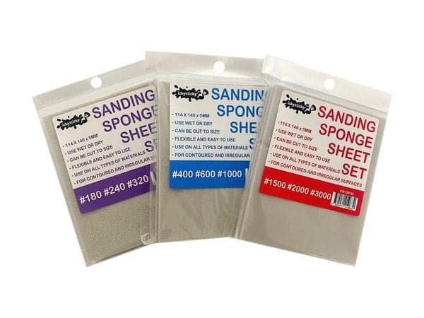 SANDING SPONGE SHEET SETS 3 PACK for fpv drones