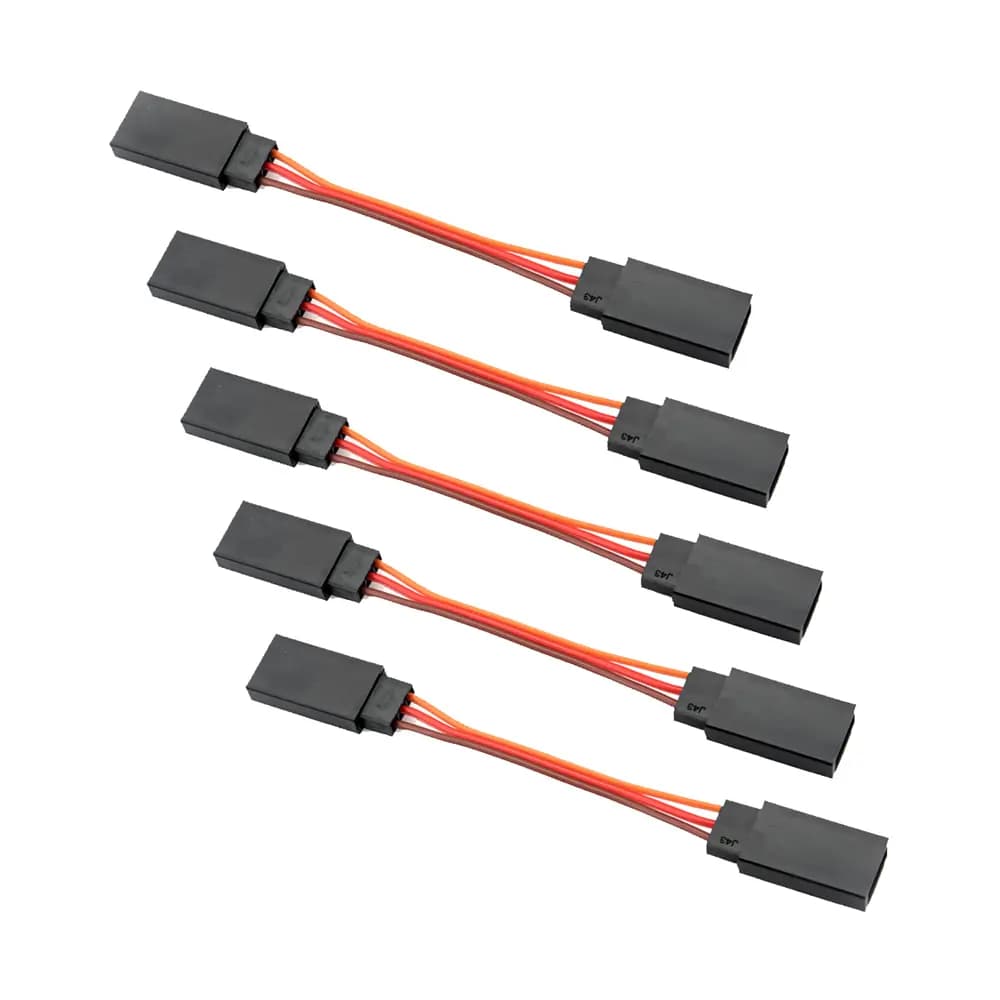 Male to Male Servo Extension Cable 26AWG - 5cm (5pcs) - 5cm - Blue for fpv drones 1