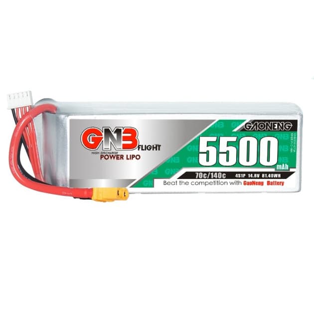 GNB 5500mAh 4S 70C Battery for Drones