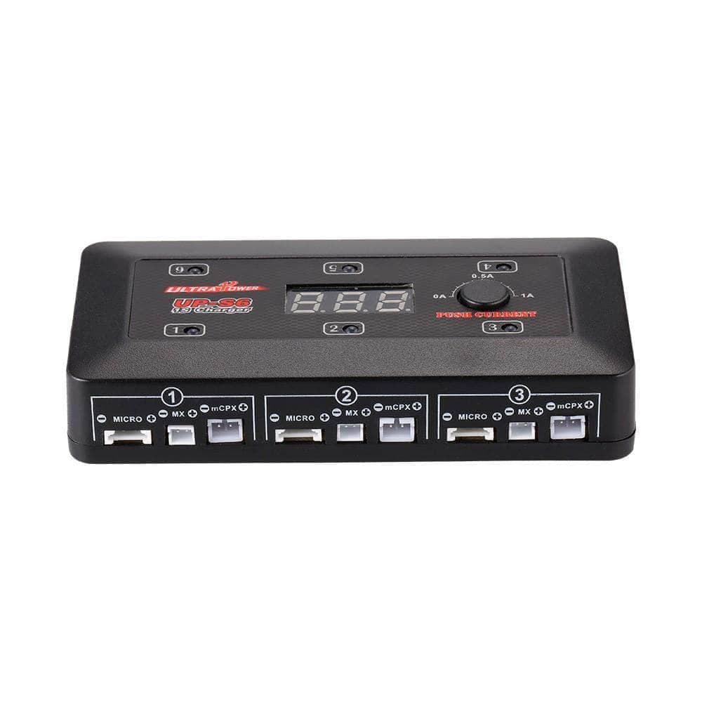 Ultra Power UP-S6 1S LiPo/LiHV 6 Channel DC Whoop Charger for fpv drones 1