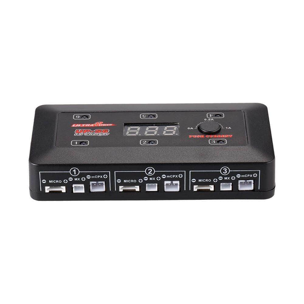 Ultra Power UP-S6 1S LiPo/LiHV 6 Channel DC Whoop Charger for fpv drones 1