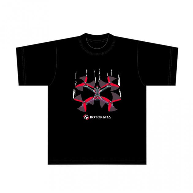 Rotorama Wasp Pixel T-shirt for fpv drones