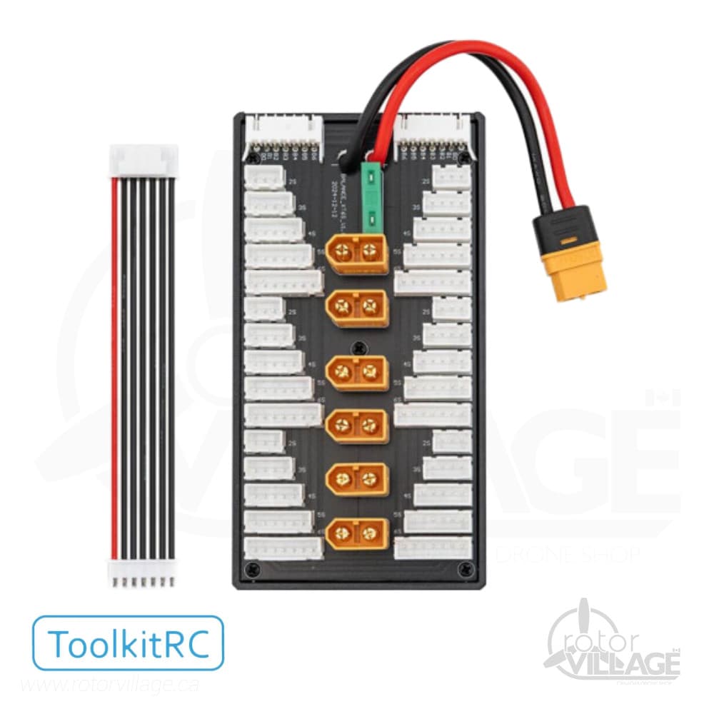 ToolKitRC 2-6S XT60 Battery Balance Board for fpv drones 1