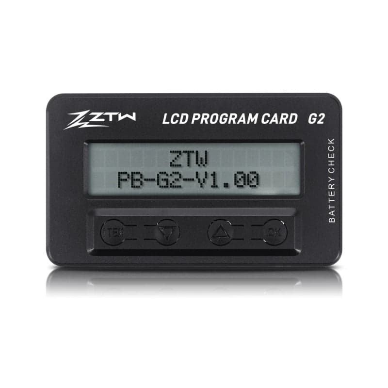 ZTW Multifunctional LCD Program Card/Box G2 for Beatles/Mantis Slim G2 ESCs Lipo Battery Checker and Servo Tester for fpv drones