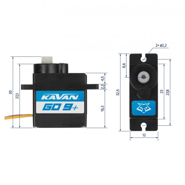 Kavan GO-09 9g servo for RC aircraft for fpv drones 2