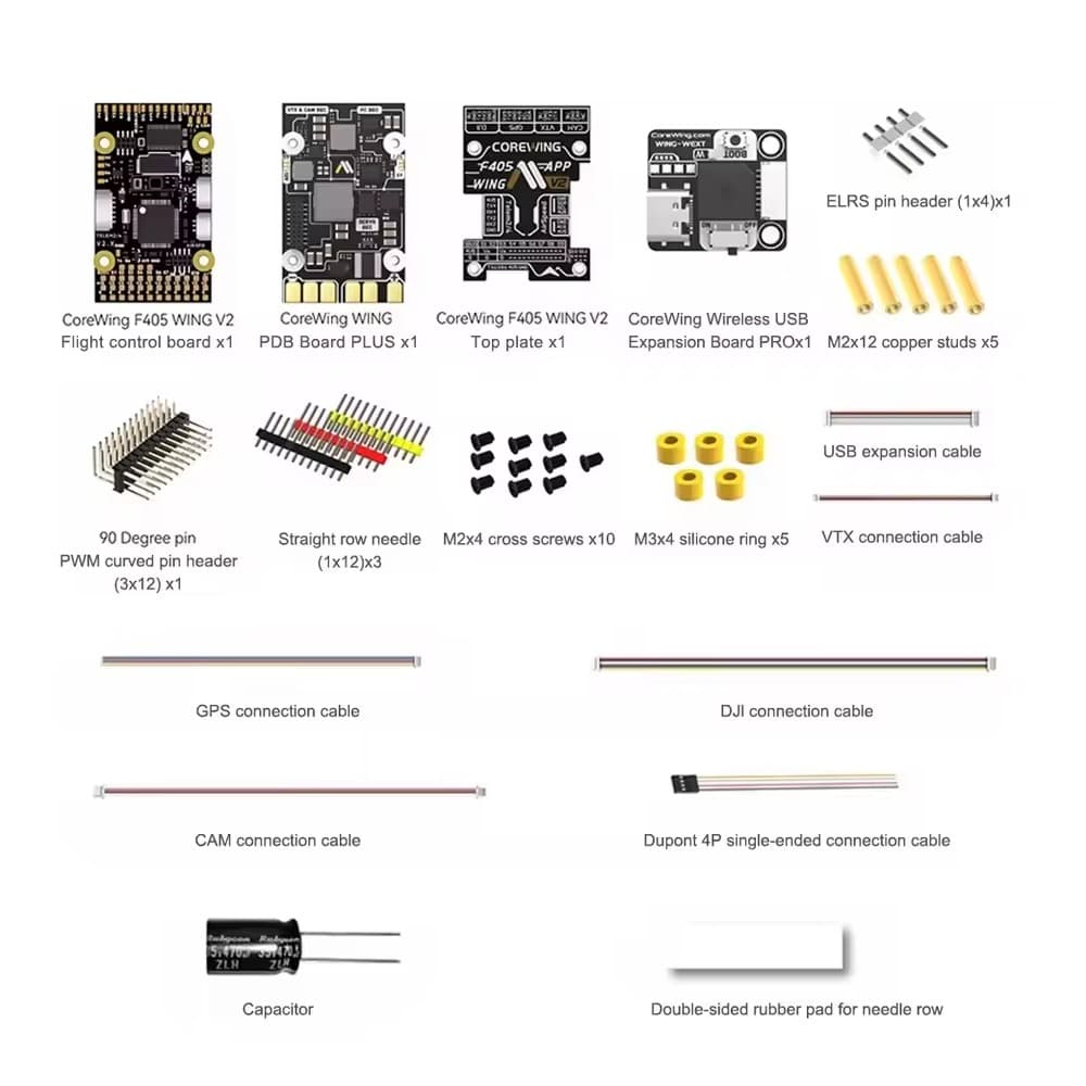 CoreWing F405 Wing V2 Flight Controller Stack - 5.5 for fpv drones 3