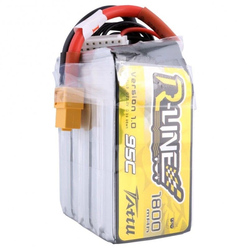 Tattu R-Line 1800mah 6S 95C 22.2V Lipo Battery for fpv drones 5