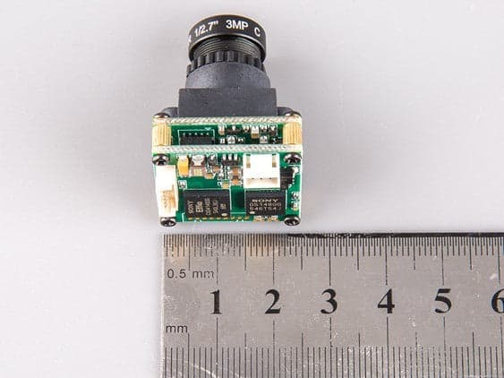 BeeRotor Mini FOV150 700TVL CCD Camera M12-2.8IR 3MP (PAL) for fpv drones 4