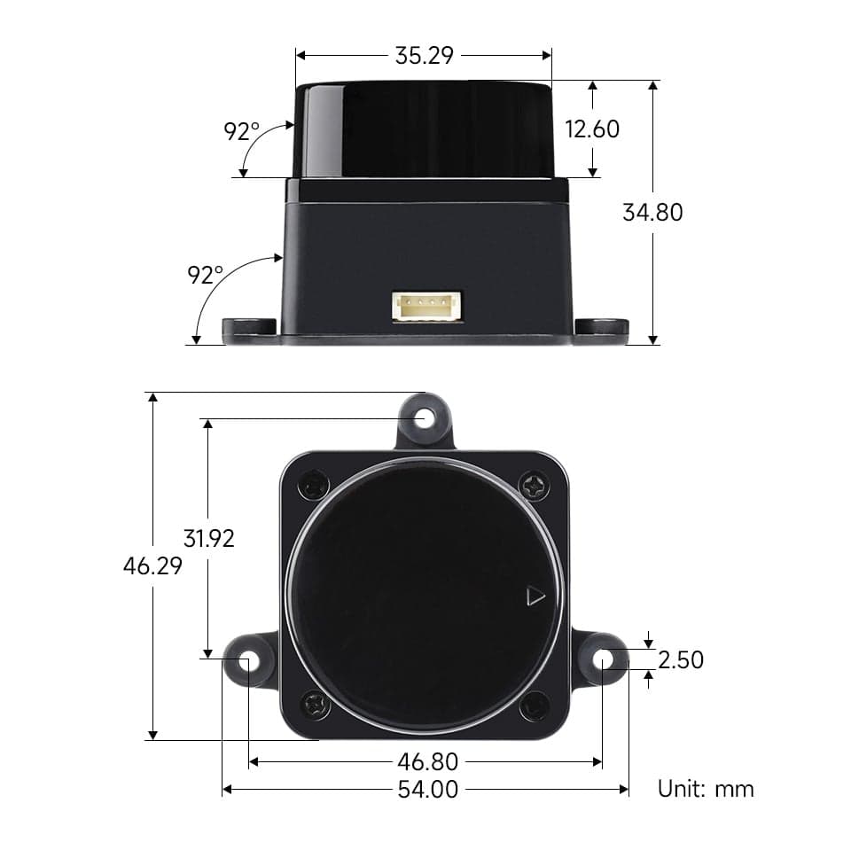 LD Robot STL27L DTOF Lidar 360° Omnidirectional 0-25m for fpv drones 4