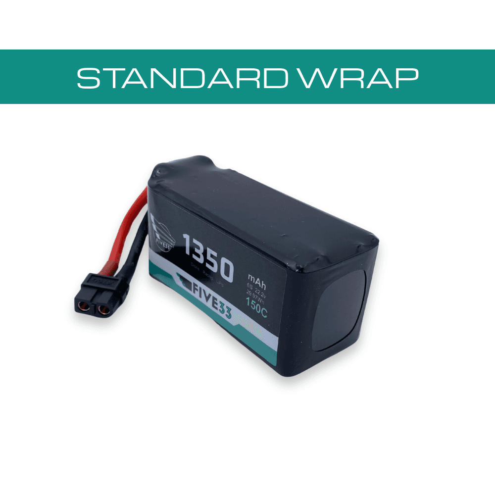 Budget Freedom Spec Lipo 1350mAh 6S (4 Pack Bundle) for fpv drones 5