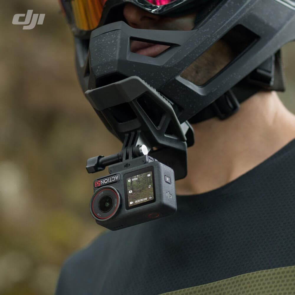 DJI Osmo - Helmet Chin Mount Clip for fpv drones 4