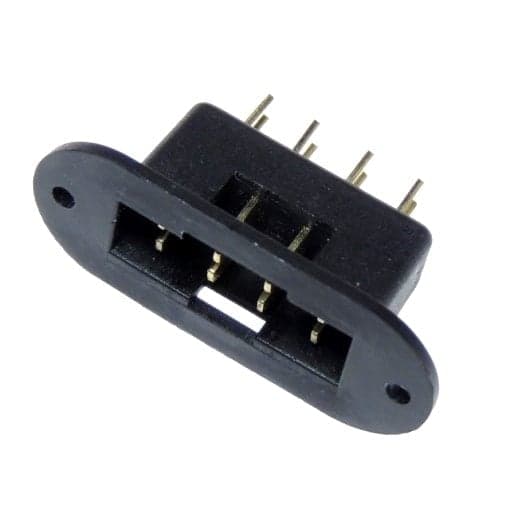 Black Moulded MPX Connectors (Pair) for fpv drones 3