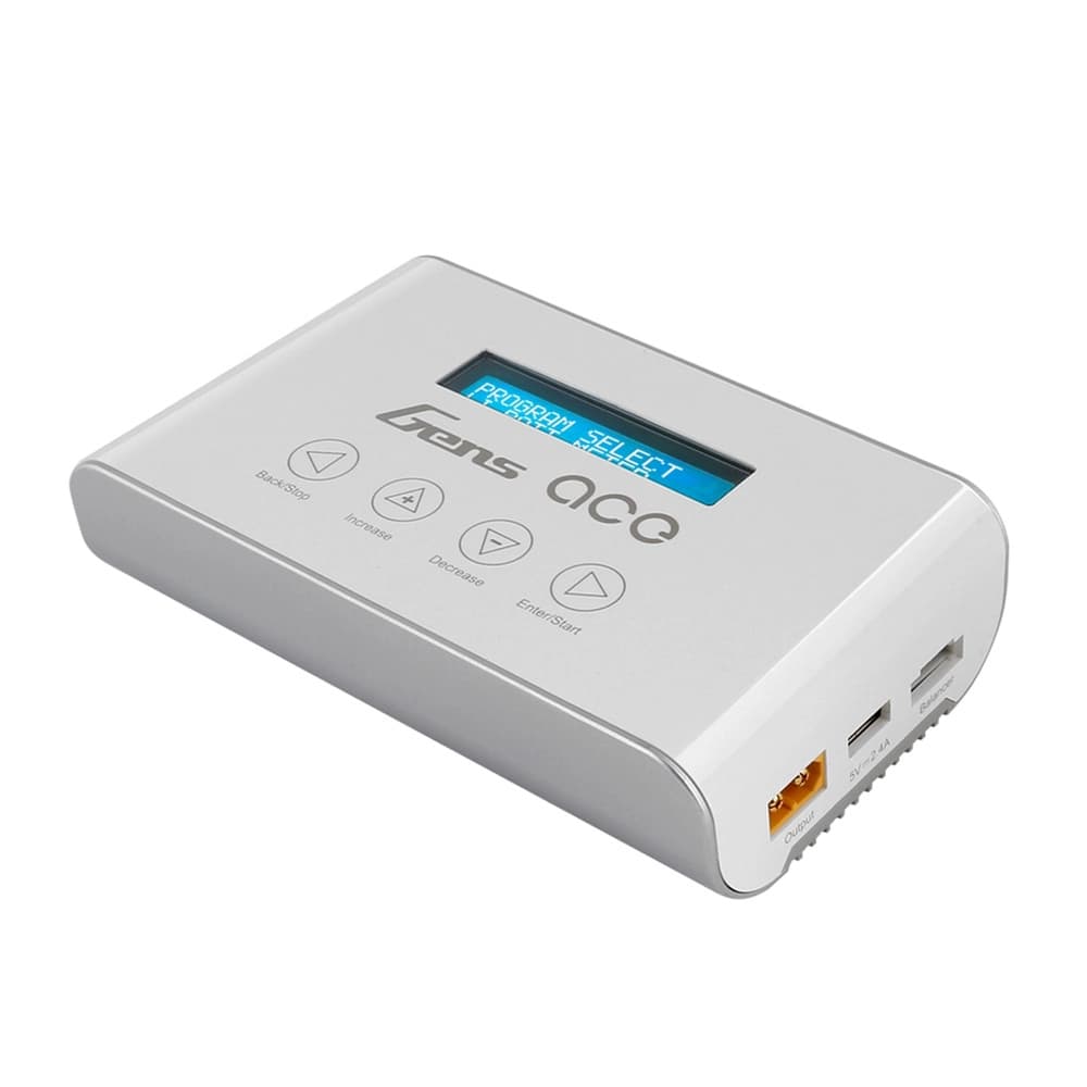 Gens Ace Imars III PRO 100W 10A AC Smart Balance Battery Charger - 4.5 - White for fpv drones 4
