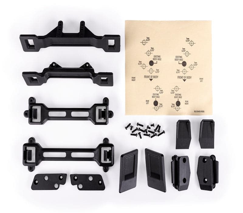 Traxxas 6929 Clipless Body Mount Conversion Kit for 2WD Slash for fpv drones