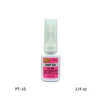 ZAP PT10 PINK Thin Cyno Penetrating Super Glue 0.25 oz for fpv drones
