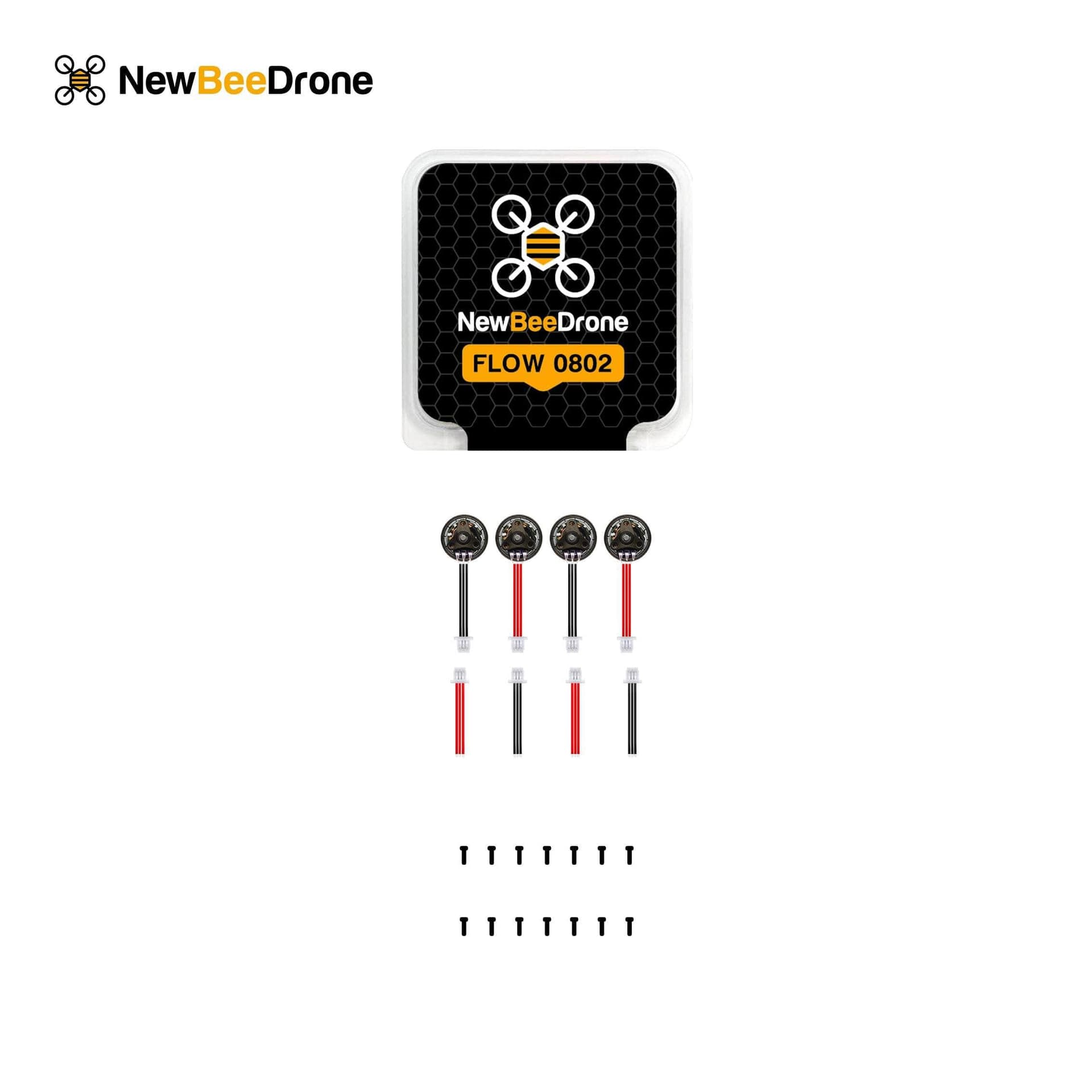 NewBeeDrone Flow 0802 25000kv Brushless Motor (Set of 4) for fpv drones 4
