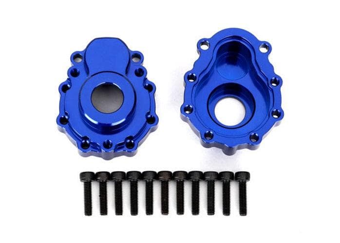 Traxxas 8251X Portal Housings Outer 6061-T6 Aluminum (Blue-anodized) (2) TRX-4 for fpv drones