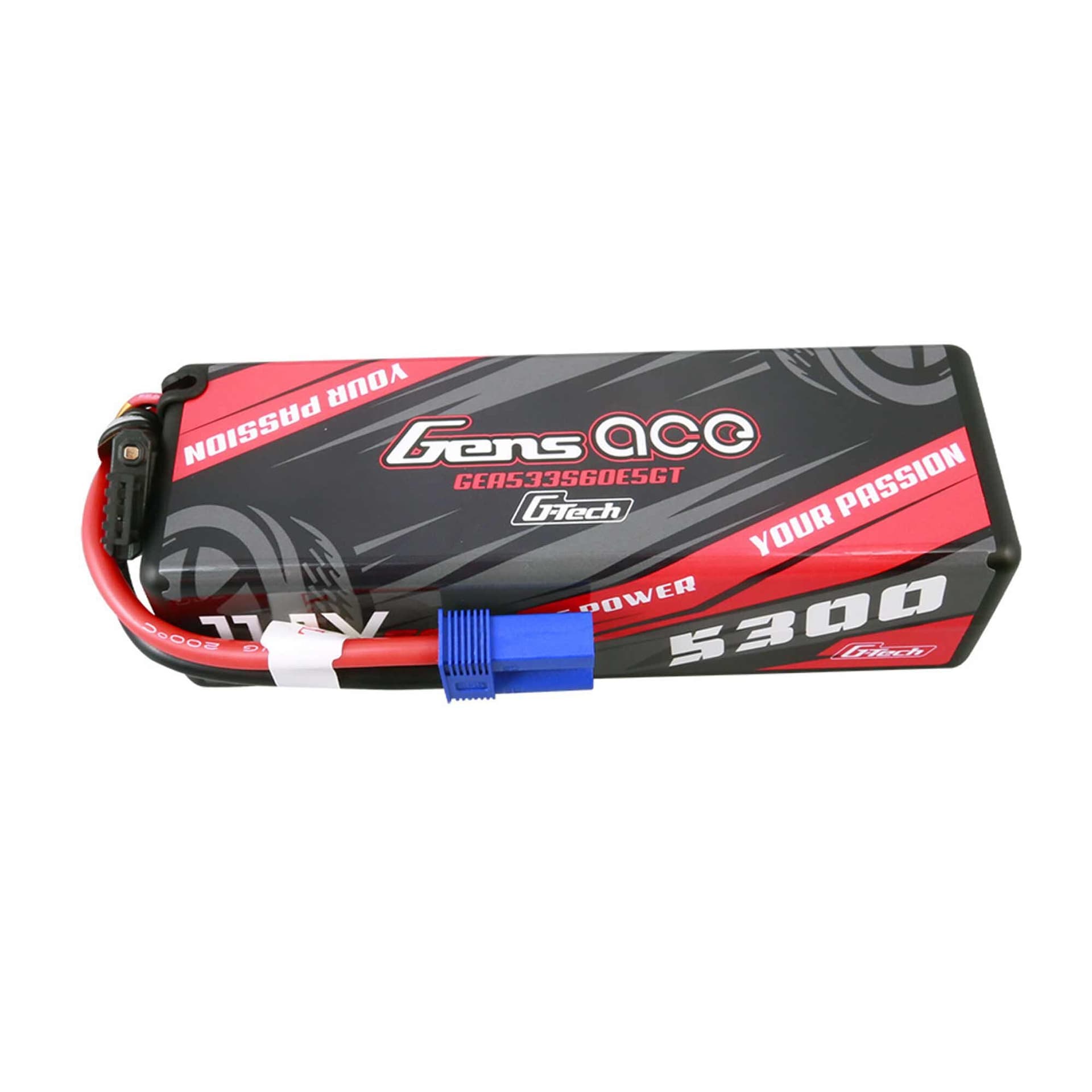 Gens Ace G-Tech Smart 3S LiPo Battery 60C 11.1V/5300mAh w/EC5 Connector for fpv drones