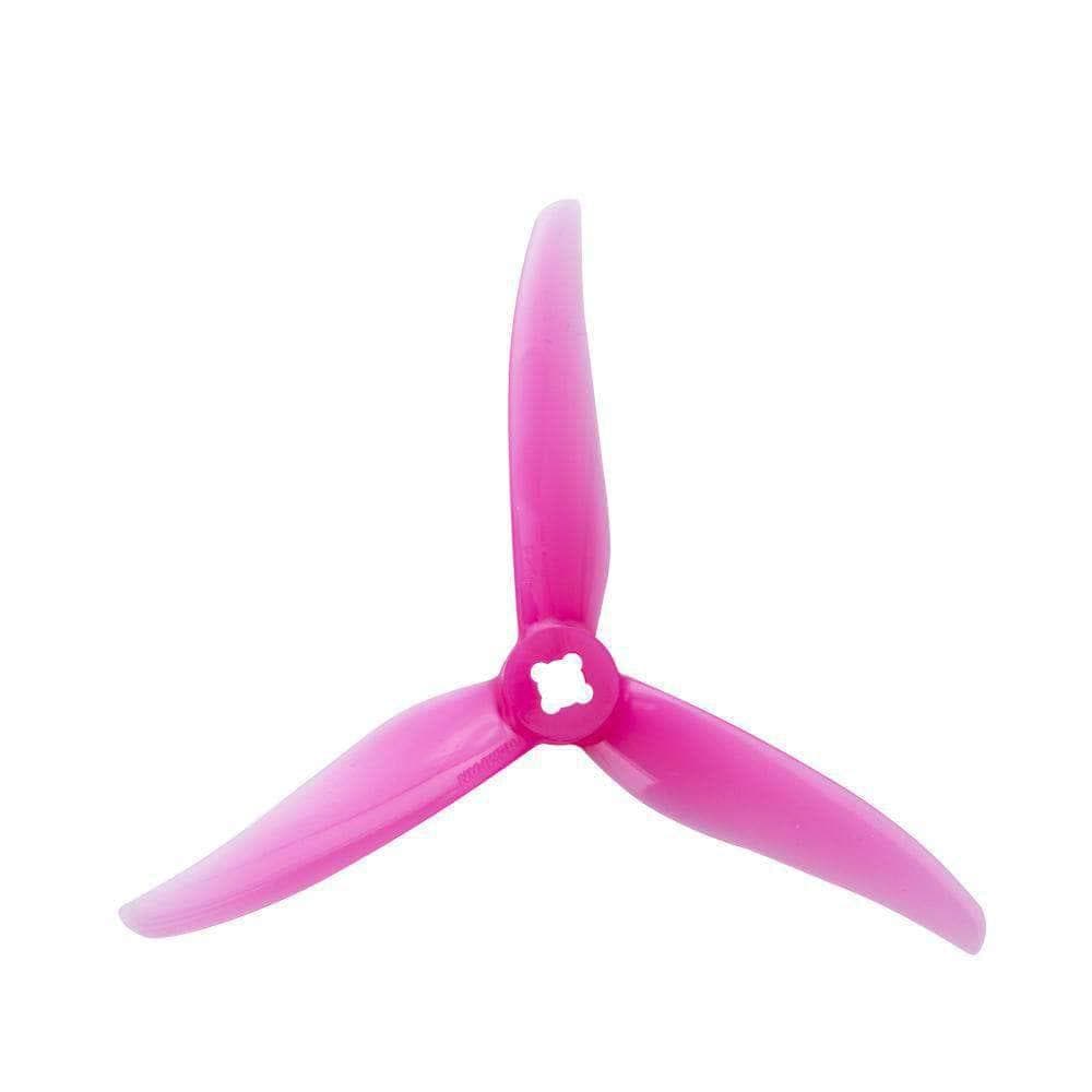 Gemfan Hurricane 4023-3 / 4" Tri-Blade FPV Drone Props for 5mm / 1.5mm Shaft T-Mounted w/ Adapter (4 Pack) - Choose Color for fpv drones 6