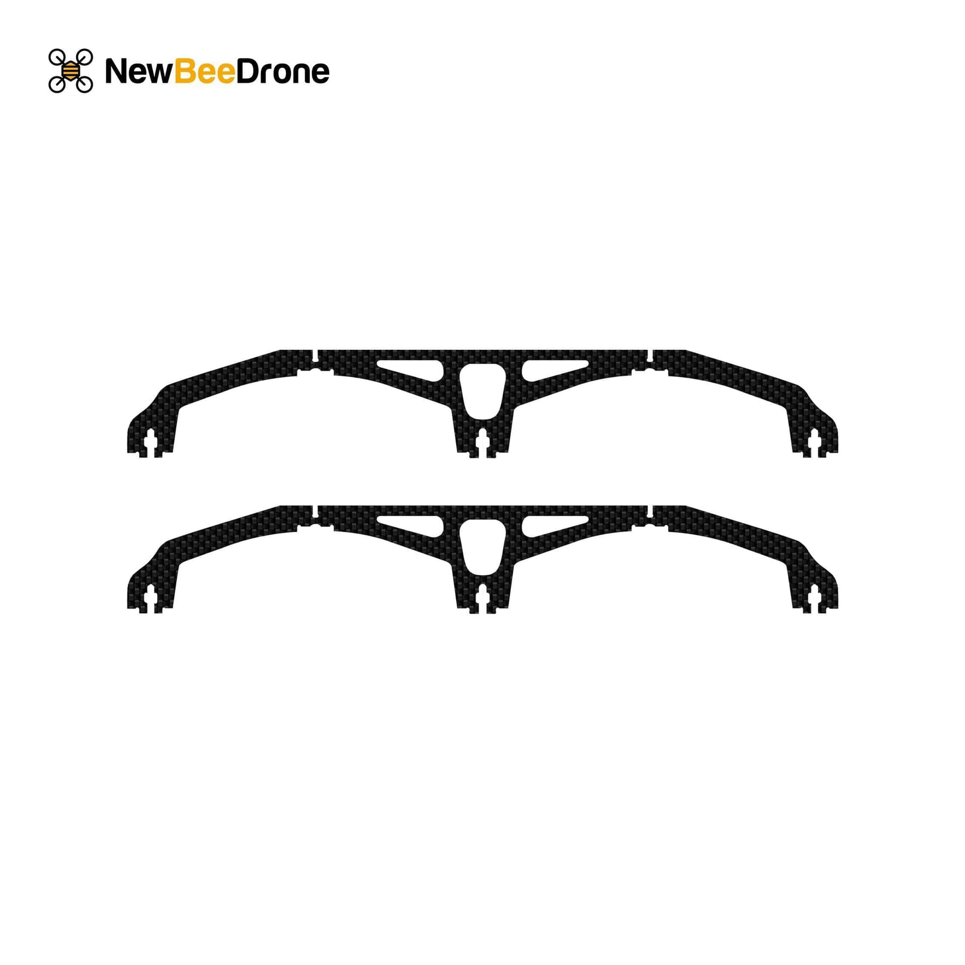 NewBeeDrone CinemAh Carbon Fiber Frame Replacement Parts  - Main Plate, Side Plates, Motor Mounts, Etc. for fpv drones 3