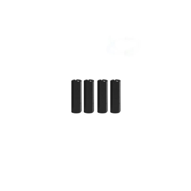 M3 Aluminium Standoffs (4 stuks) - HEX - 20mm - ZWART for fpv drones