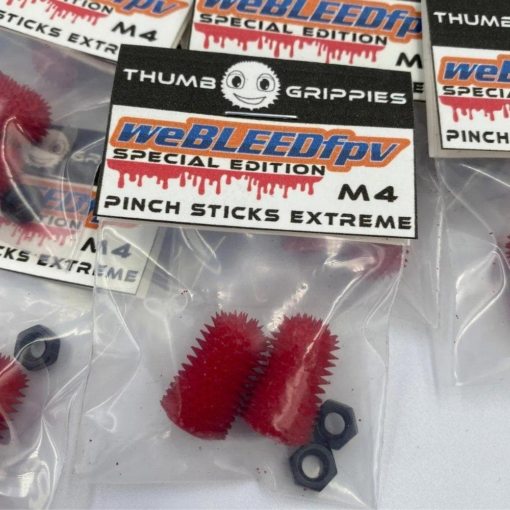 Thumb Grippies weBLEEDfpv Special Edition for fpv drones 140