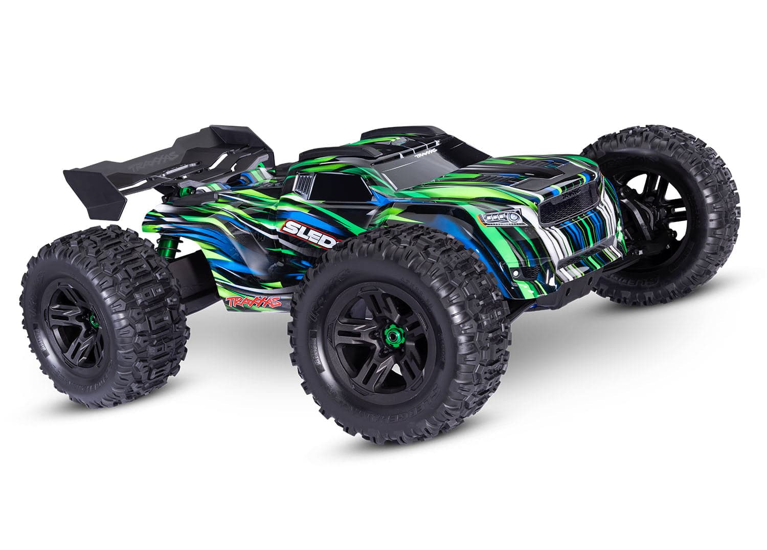 Traxxas Sledge RTR 6S 4WD Electric Brushless 1/8 Monster Truck Green for fpv drones