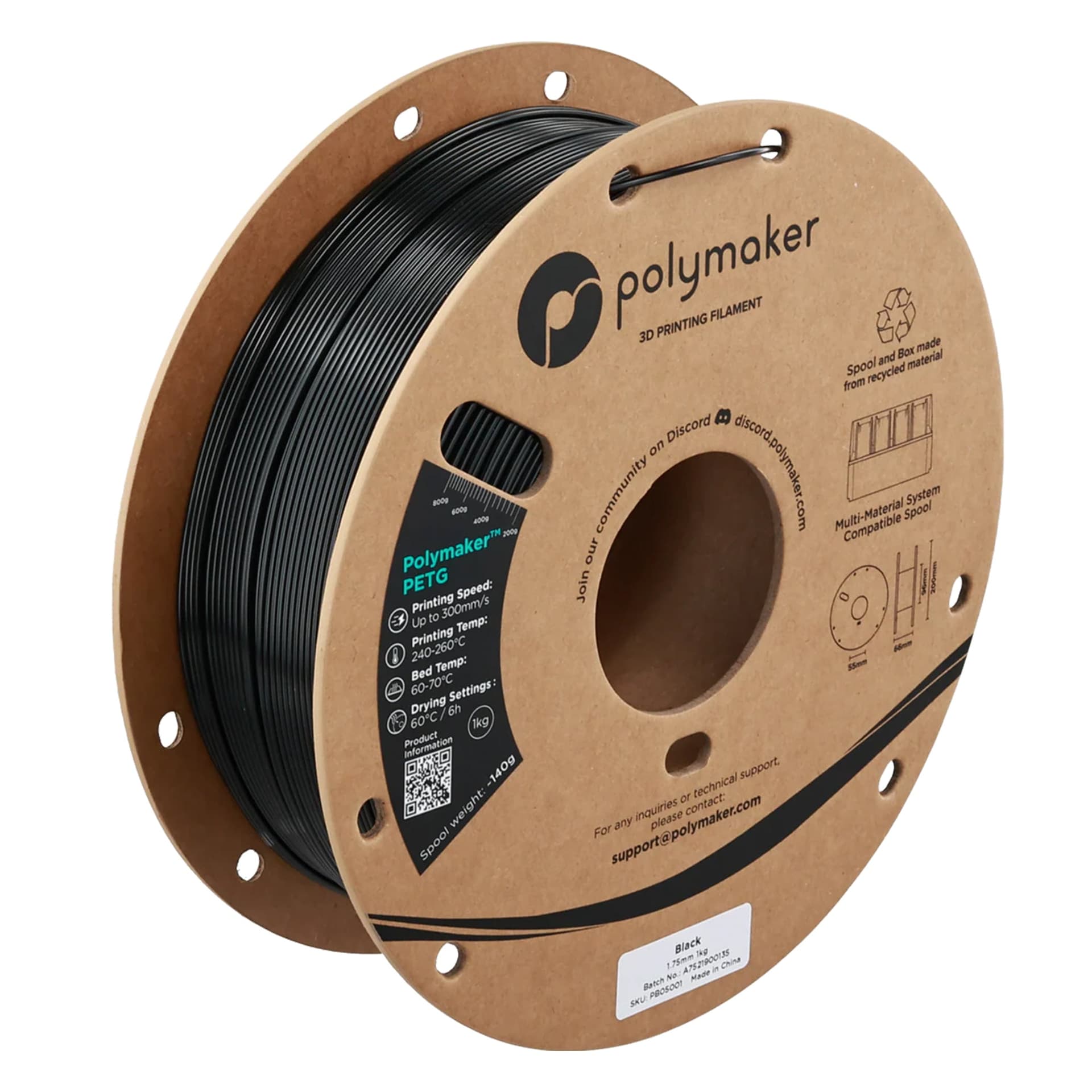 Polymaker PETG High Speed 1.75mm Filament 1kg for fpv drones 3