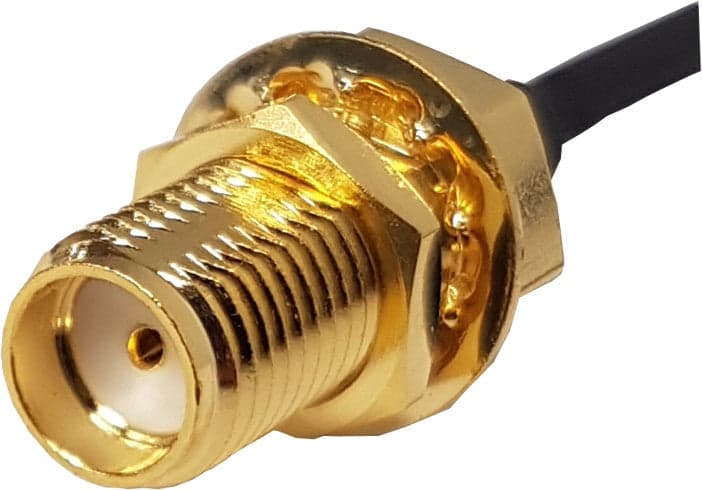 RFDesign RFD900u/ux Antenna Adapter Cable - u.FL to SMA Bulkhead (150mm) for fpv drones 1