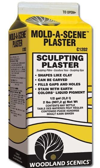 Woodland Scenics C1202 N/HO Mold-A-Scene Plaster 1/2 Gallon Train Scenery for fpv drones