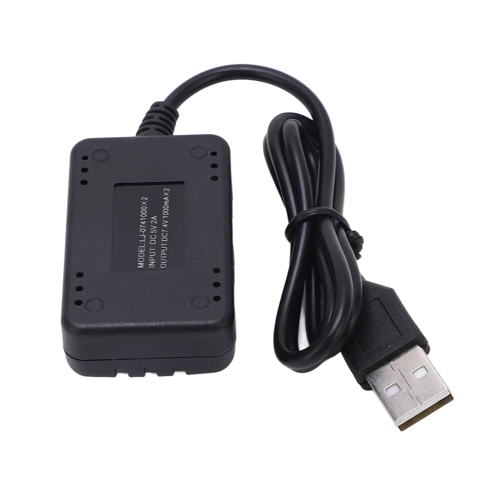 2 in 1 7.4V LiPo Battery Balance charger - USB with Indicator Lights for fpv drones 2