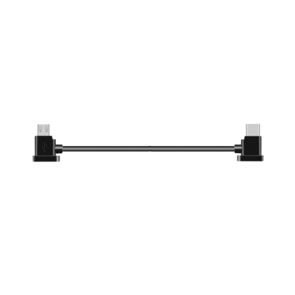 MicroUSB 90º naar Type C 90º Kabel - 15cm for fpv drones