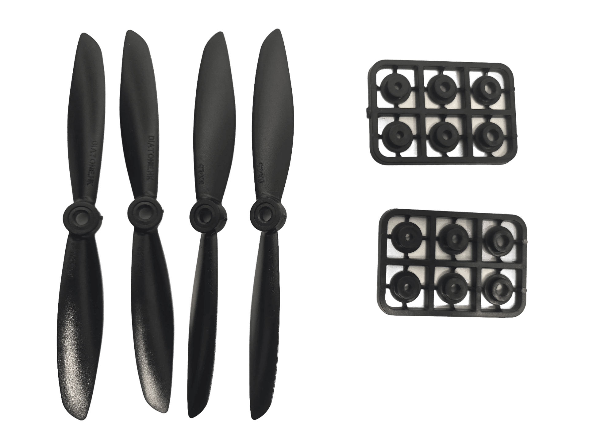 Diatone 6045 Propeller Quad Pack 2x CW 2x CCW- Black for fpv drones