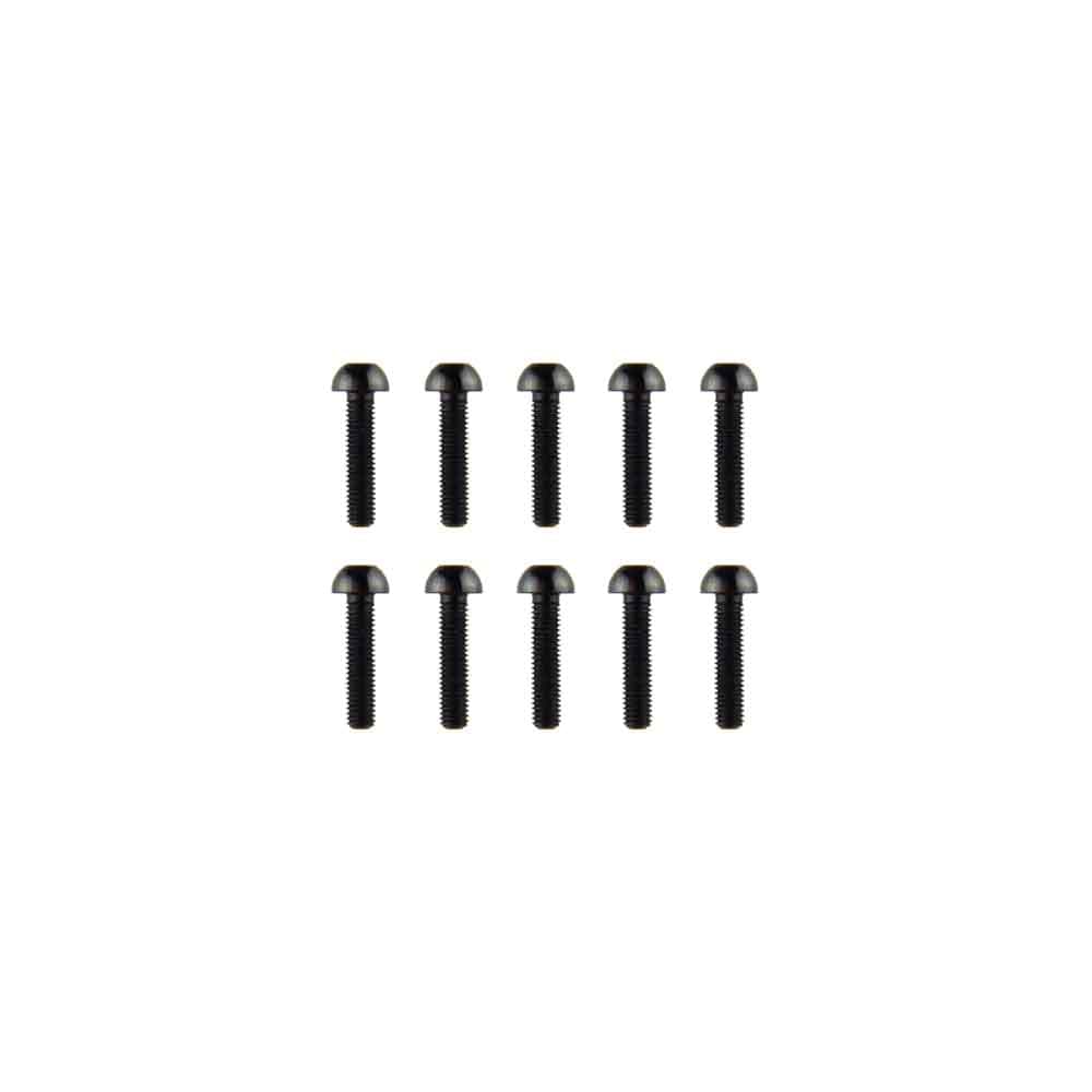 M3x14mm Aluminium Bolkop Hex Schroef (10 stuks) - ZWART for fpv drones 2