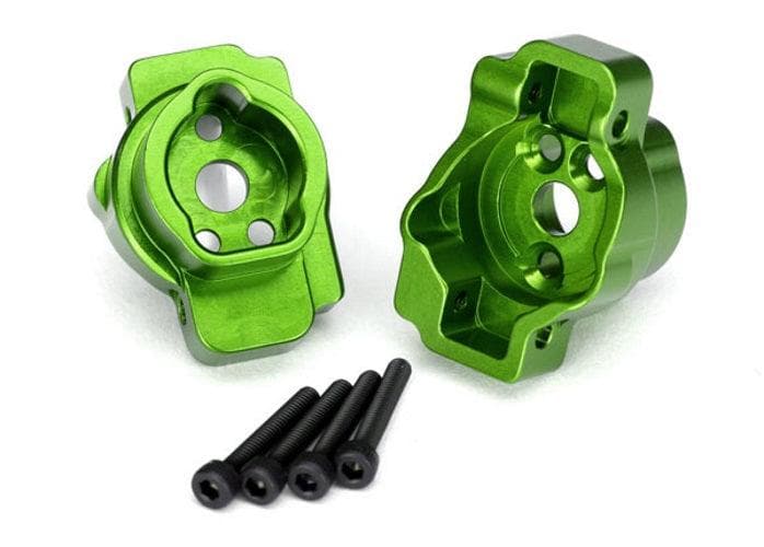 Traxxas Portal Drive Axle Mount Rear 6061-T6 Aluminum Green 2.5x16 CS TRX-4 for fpv drones