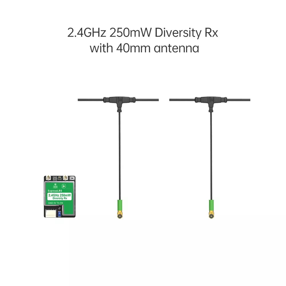 iFlight ExpressLRS ELRS 2.4GHz True Diversity Receiver - Choose Antenna for fpv drones 4