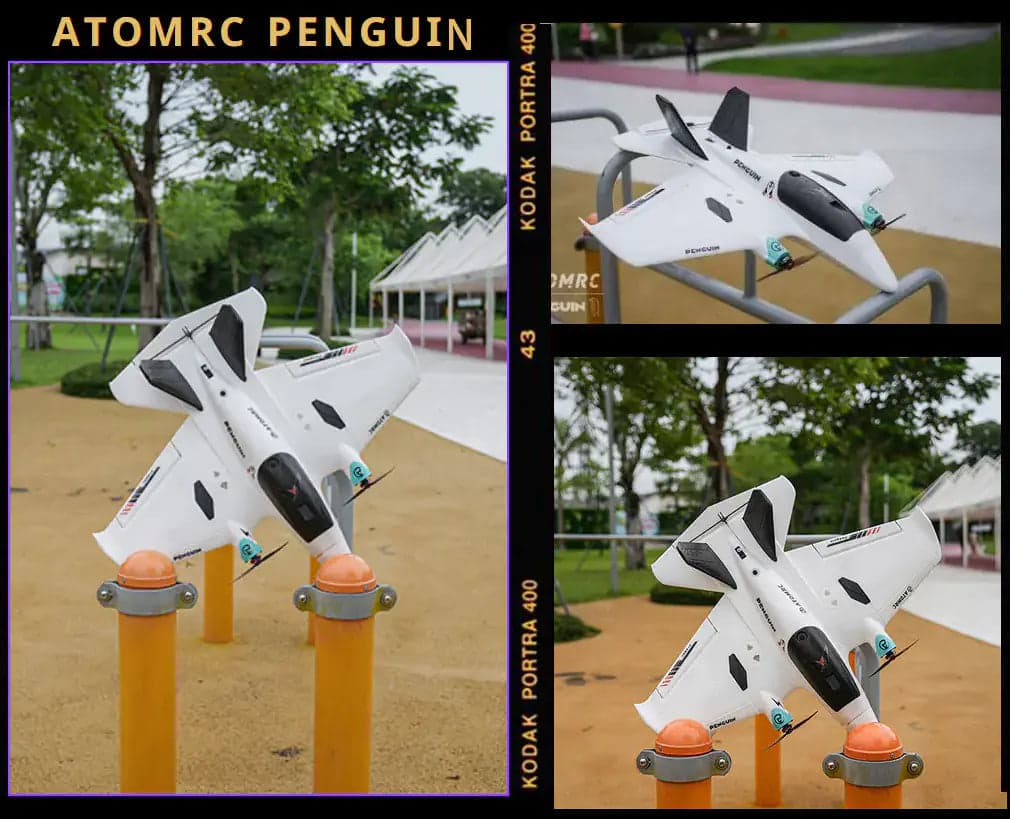 AtomRC Penguin Twin Motor FPV RC Aircraft for fpv drones 7