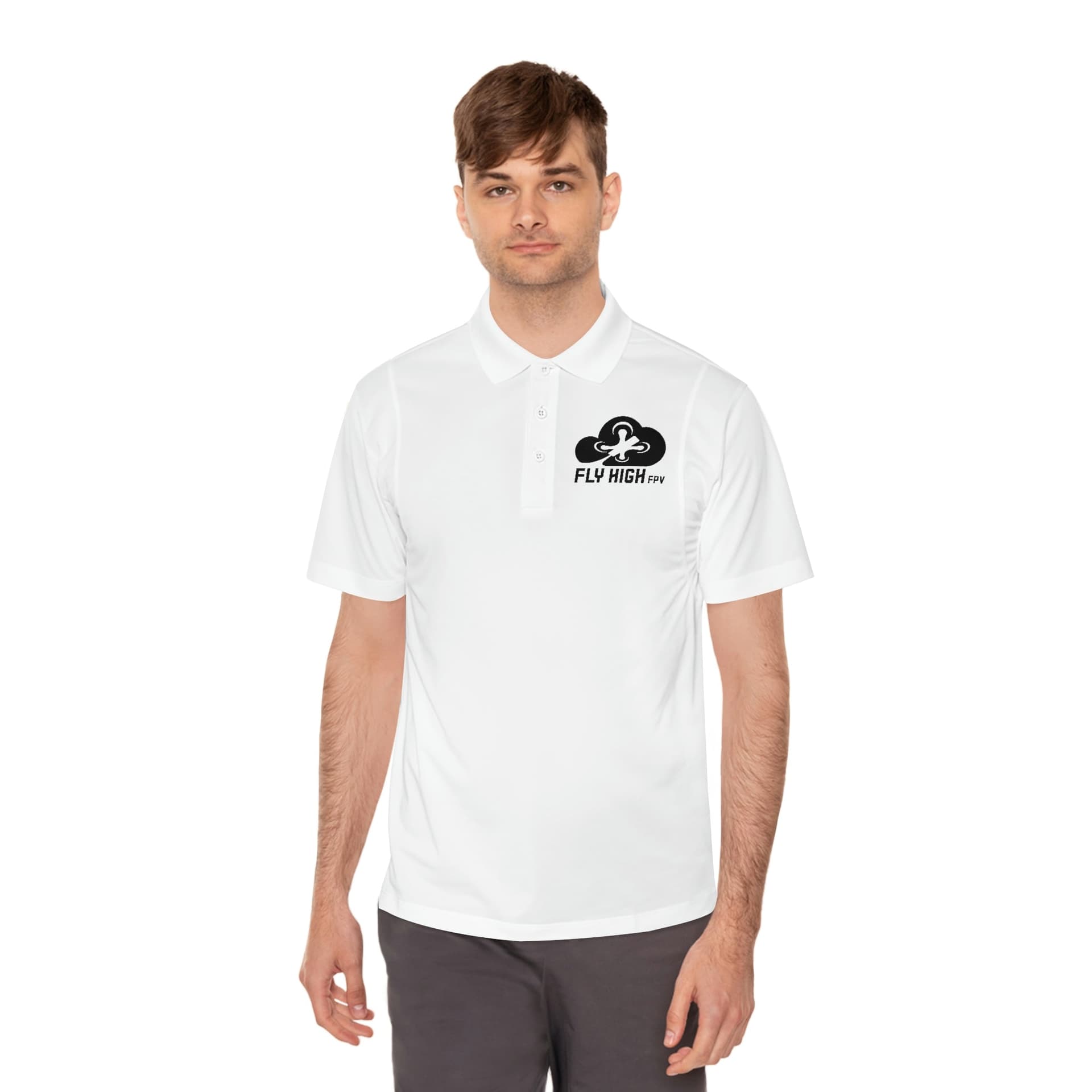 Fly High Polo Shirt for fpv drones 19